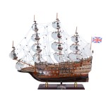 T076L Sovereign of the Seas Medium Downwind Full Sails Limited Edition Only 100 Produced 